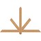Ekena Millwork Kennewick Timber Gable Bracket, Western Red Cedar, 60"W x 38"H x 3 1/2"D x 3 1/2"F, 15/12 Pitch GBW060X38X0404KEN00SWR - alternate 1